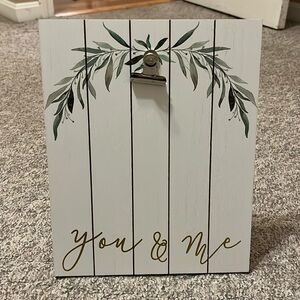 Picture Frame “you and me”